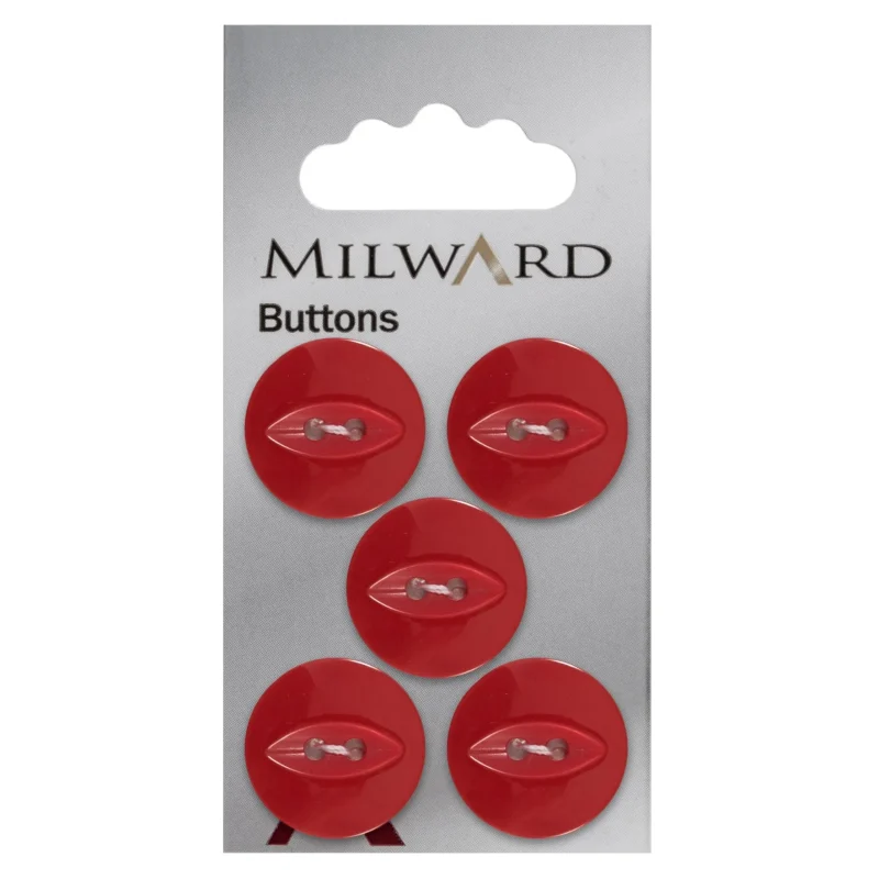 milward 19mm carded buttons pack of 5 00102