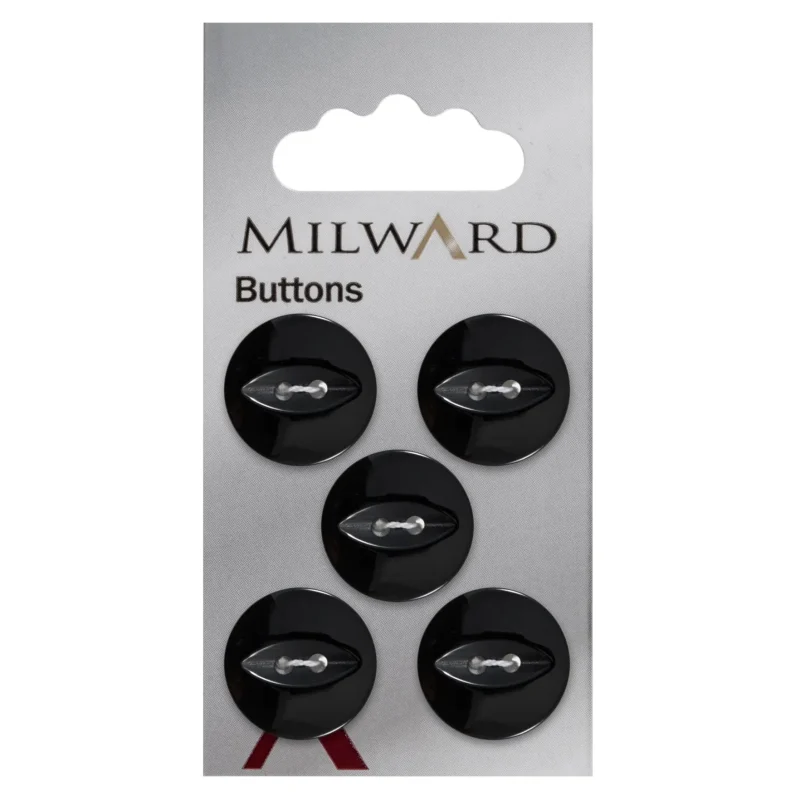 milward 19mm carded buttons pack of 5