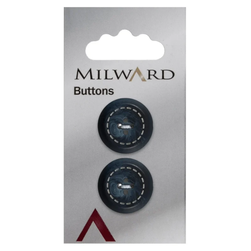 milward 20mm carded buttons 2 pack 00188