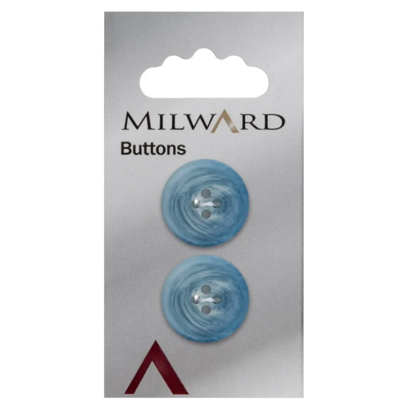 milward 20mm carded buttons pack of 2 00170