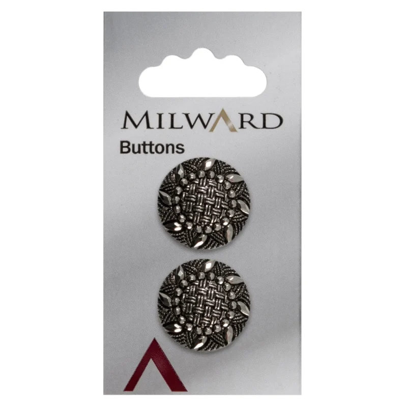 milward 20mm carded buttons pack of 2 00341a