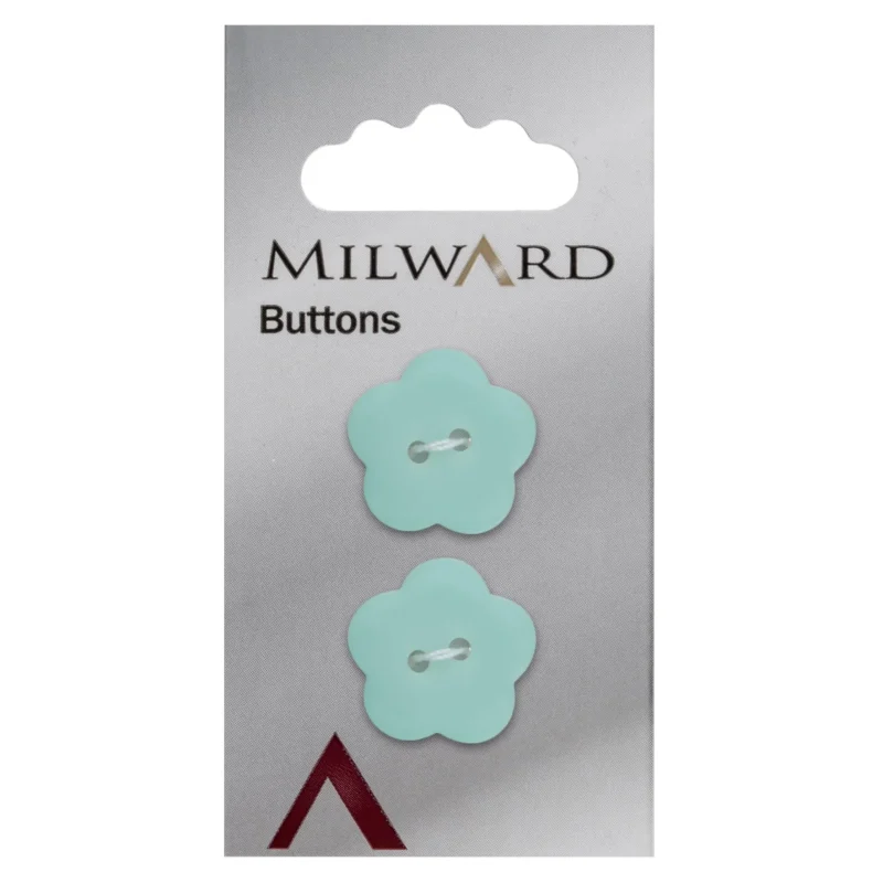 milward 20mm carded buttons pack of 2