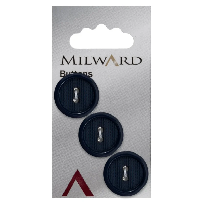 milward 20mm carded buttons pack of 3 00461