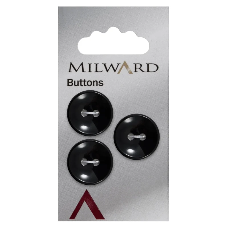 milward 20mm carded buttons pack of 3 01110a