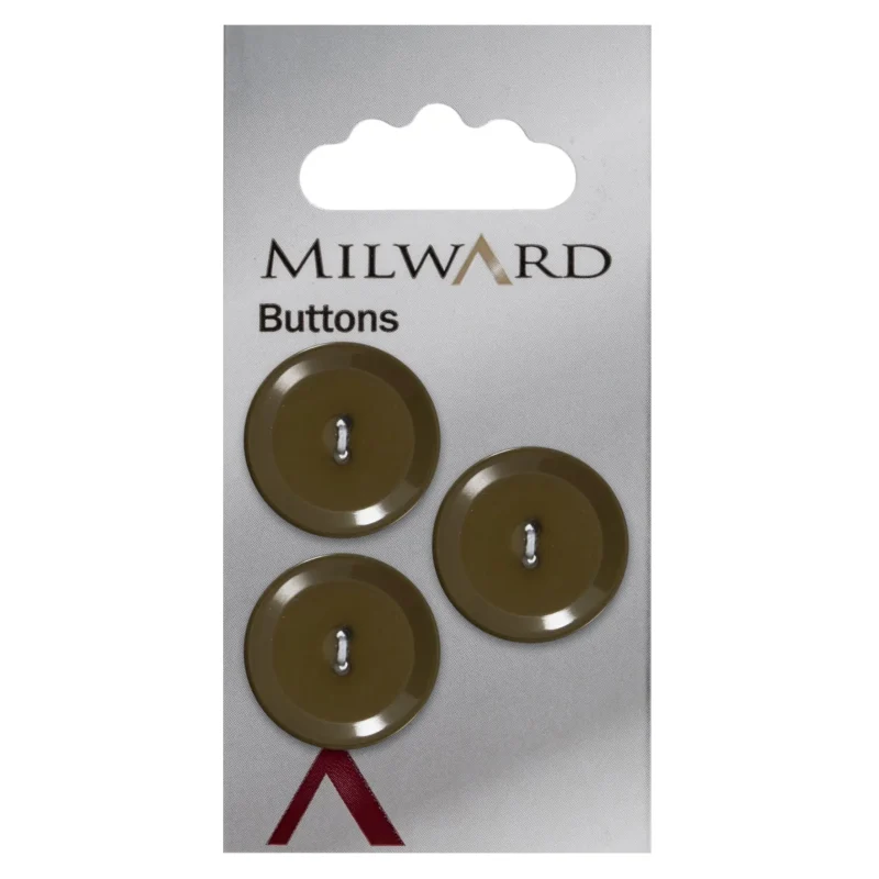 milward 20mm carded buttons pack of 3