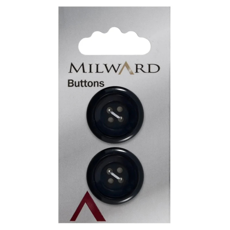 milward 22mm carded buttons 2 pack 00457