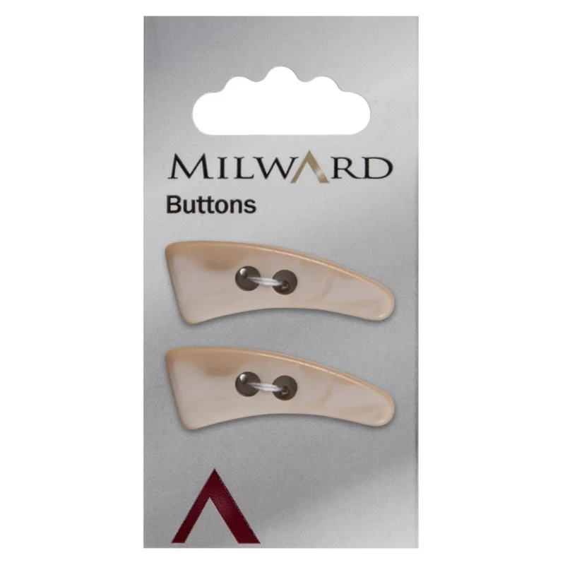 milward 22mm carded buttons 2 pack 01056