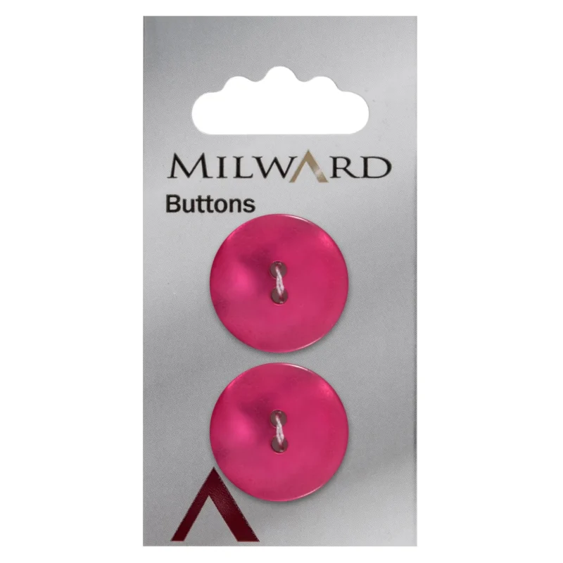 milward 22mm carded buttons pack of 2 00107b