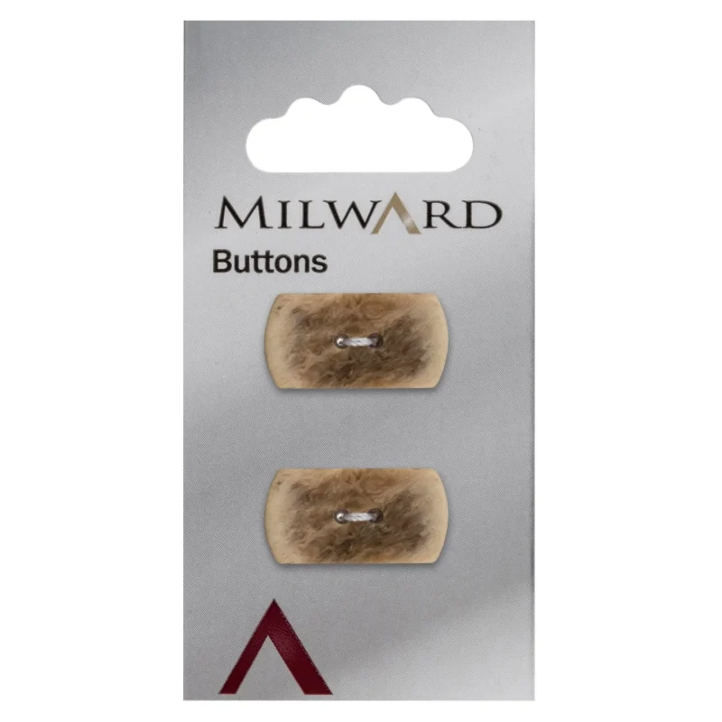 milward 22mm carded buttons pack of 2 00257