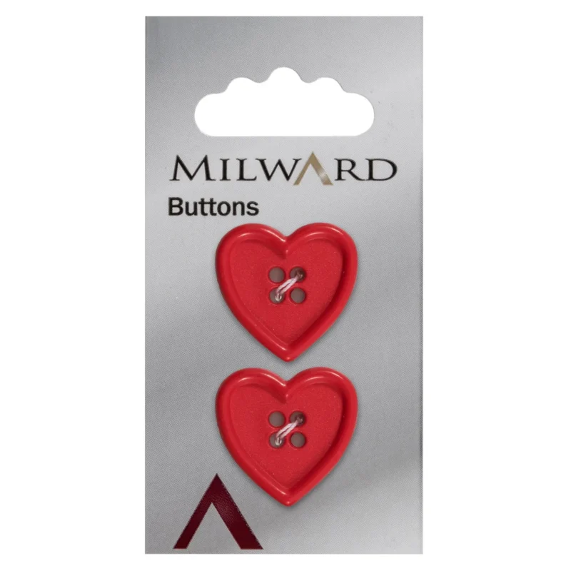 milward 22mm carded buttons pack of 2 00354a