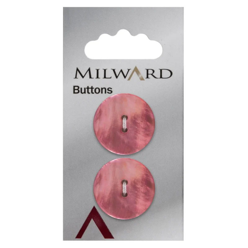 milward 22mm carded buttons pack of 2 00373