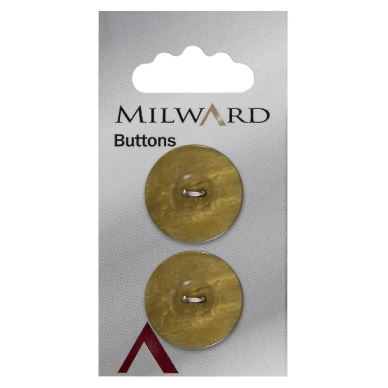 milward 22mm carded buttons pack of 2 00503a