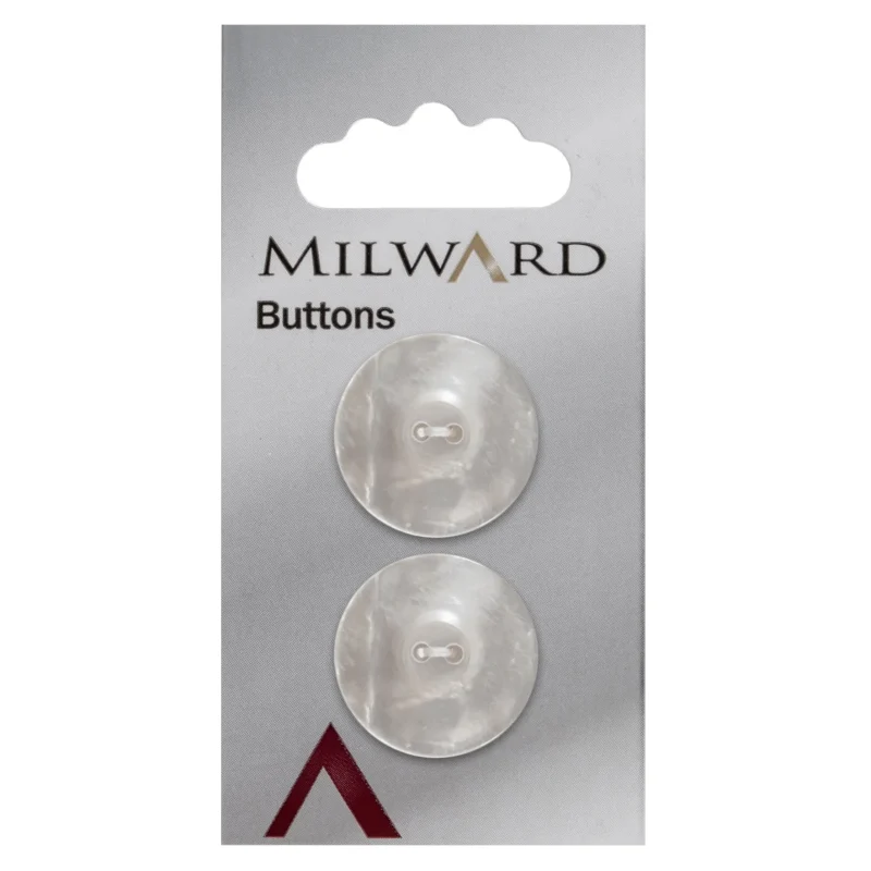 milward 22mm carded buttons pack of 2 00863a