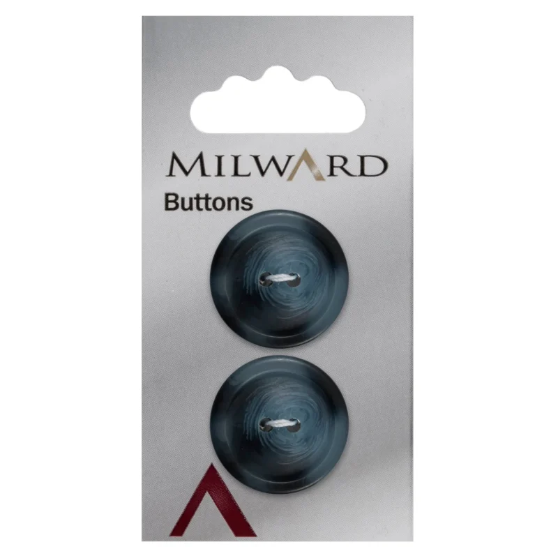 milward 22mm carded buttons pack of 2 00979