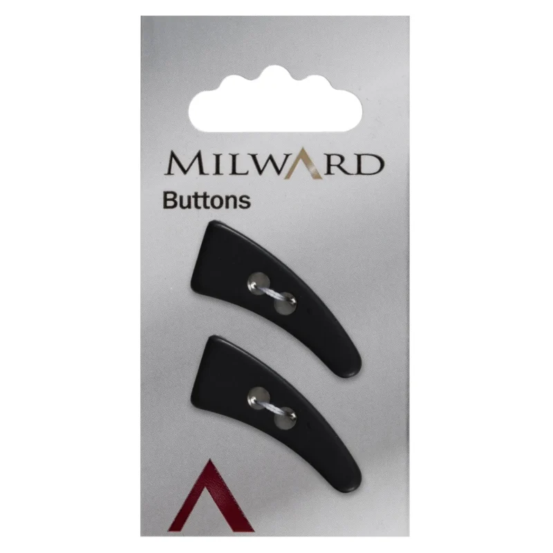 milward 22mm carded buttons pack of 2 01047