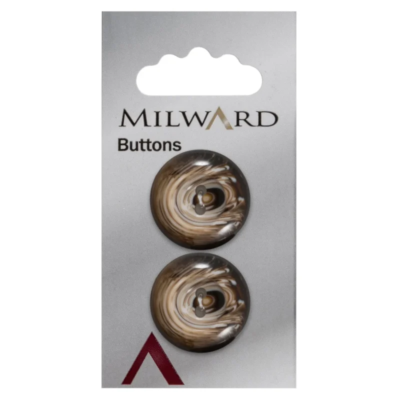 milward 22mm carded buttons pack of 2 01108a