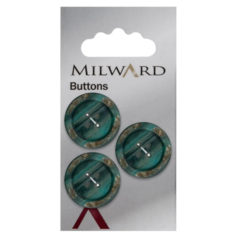 milward 22mm carded buttons pack of 3 00224