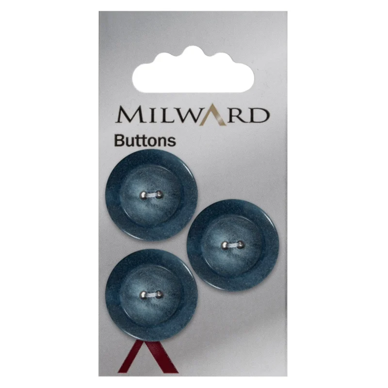 milward 22mm carded buttons pack of 3 00961