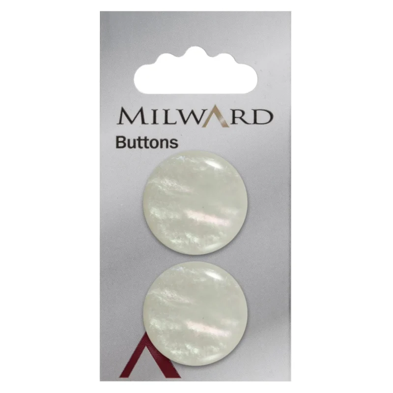 milward 25mm carded buttons pack of 2 00322