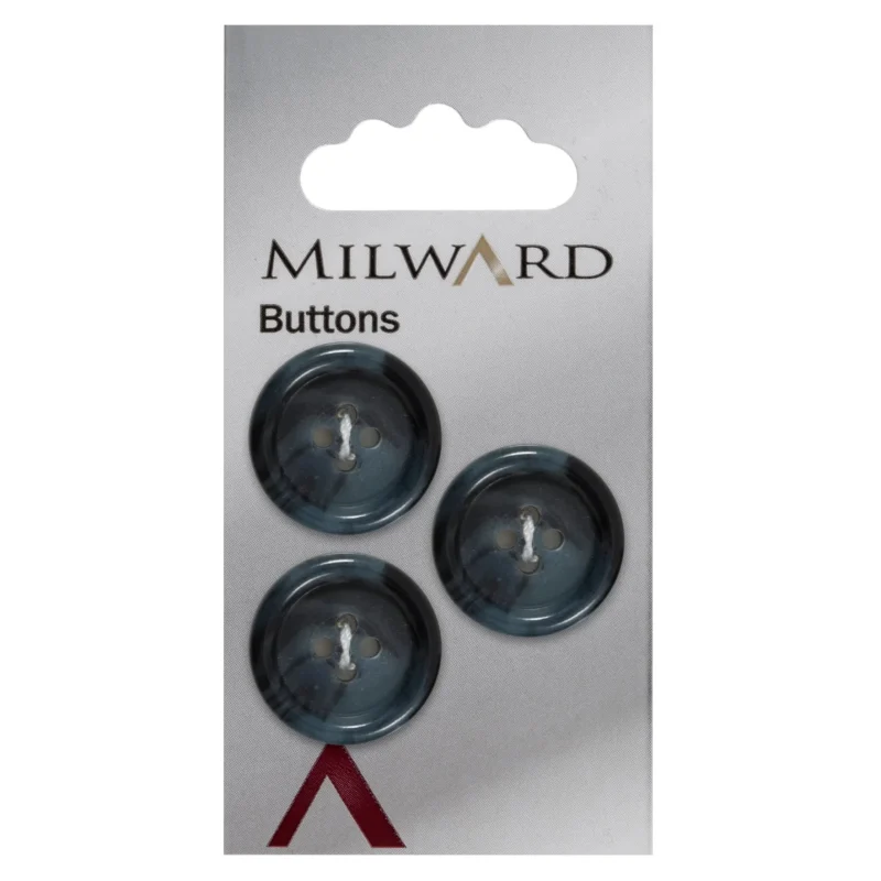 milward 25mm carded buttons pack of 2 2