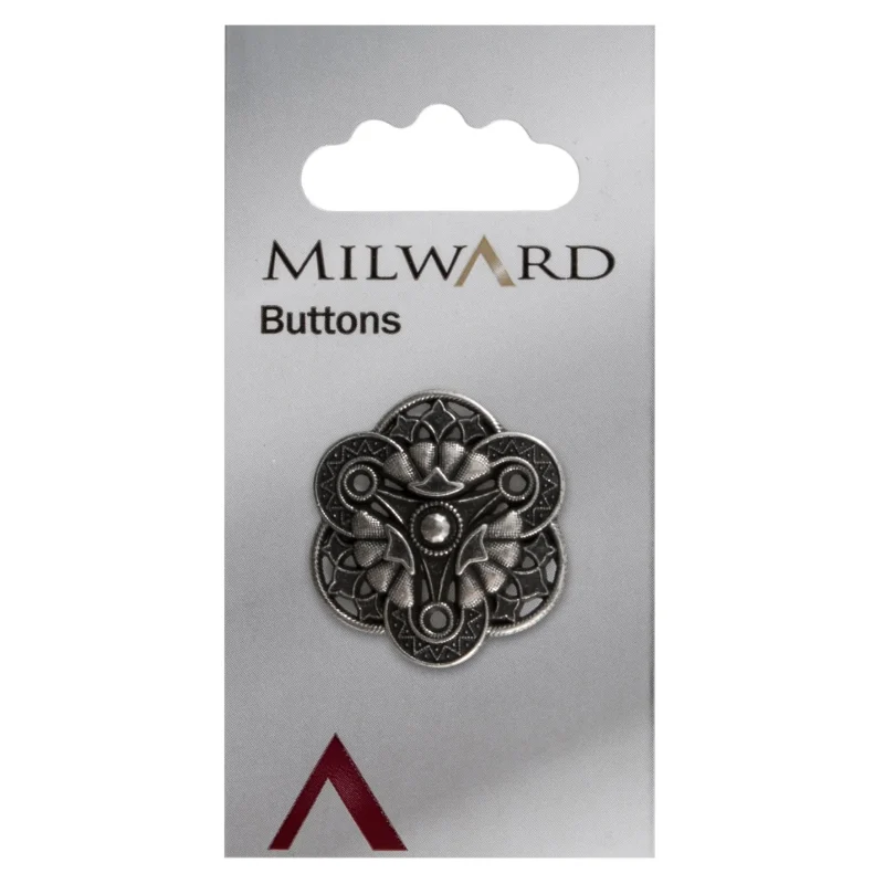 milward 27mm carded buttons pack of 1