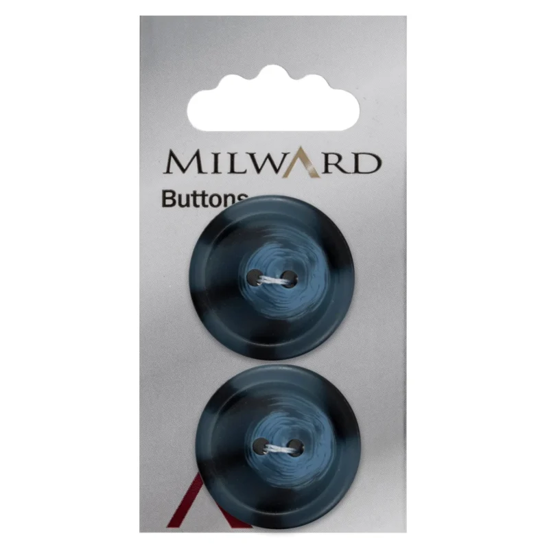 milward 27mm carded buttons pack of 2 00980