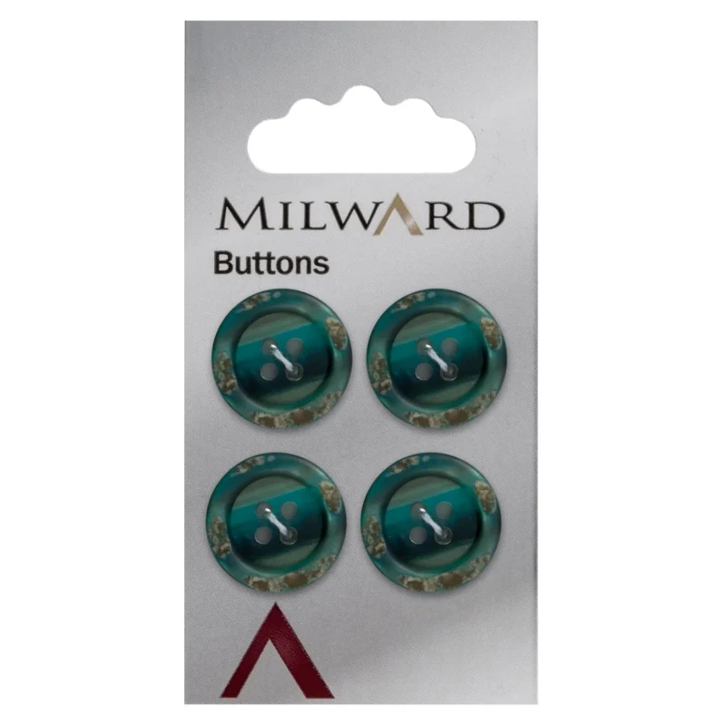 milward 27mm carded buttons pack of 2 1