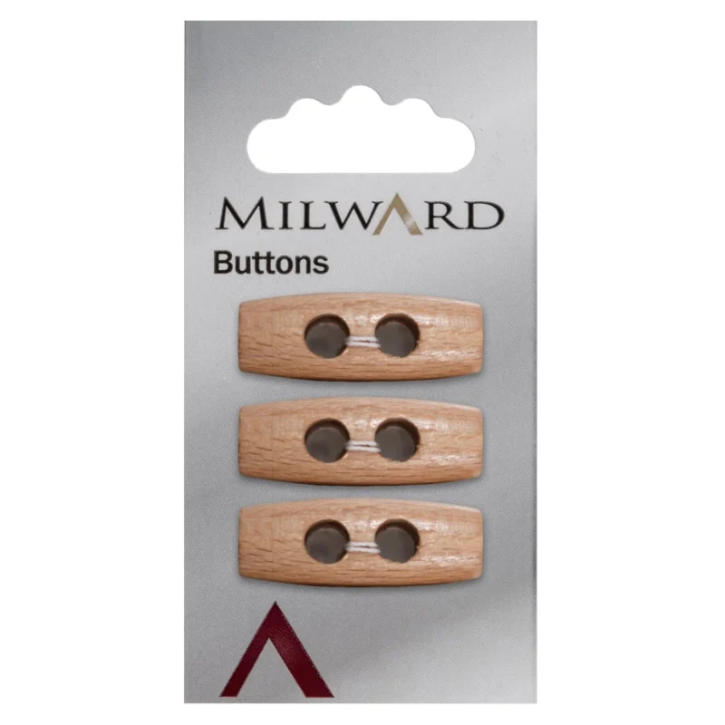 milward 30mm carded buttons pack of 3 00543