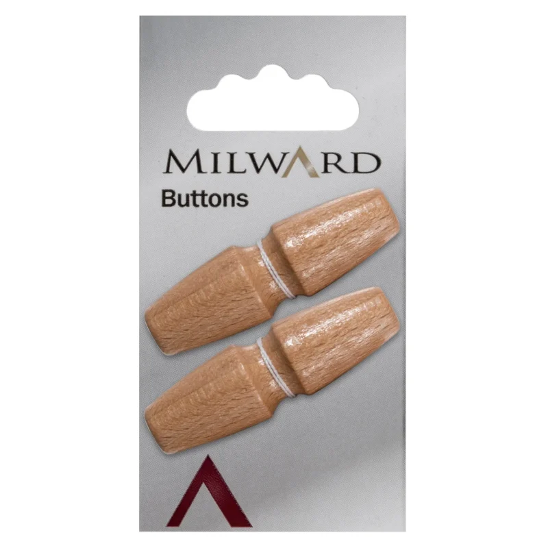 milward 45mm carded buttons pack of 2 00548