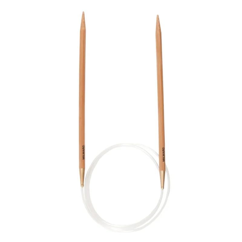 milward bamboo circular knitting needles 80cm