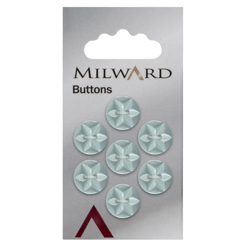 milward carded 12mm buttons pack of 7 00492