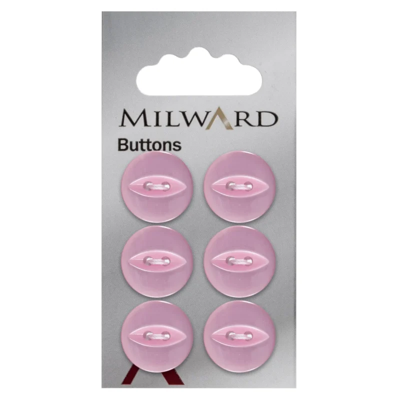 milward carded buttons 16mm pack of 6