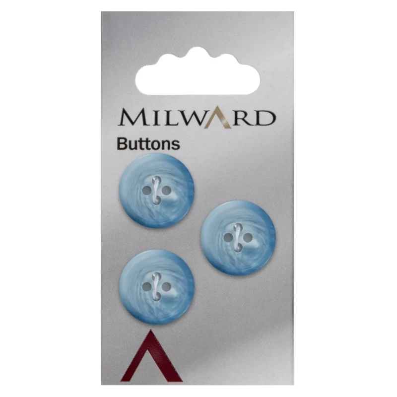 milward carded buttons 17mm pack of 3 00169