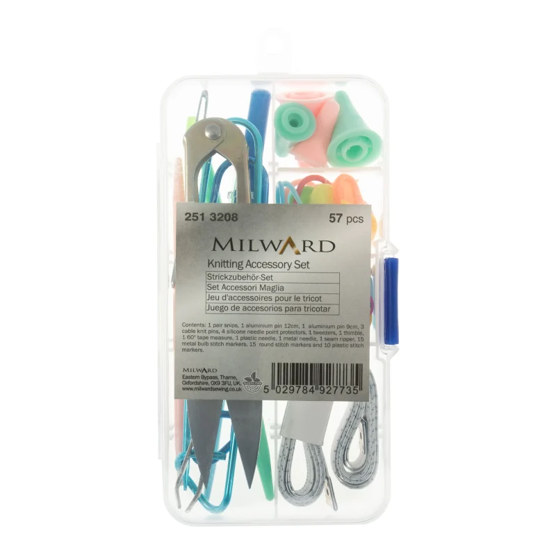 milward knitting kit essential tools set scaled