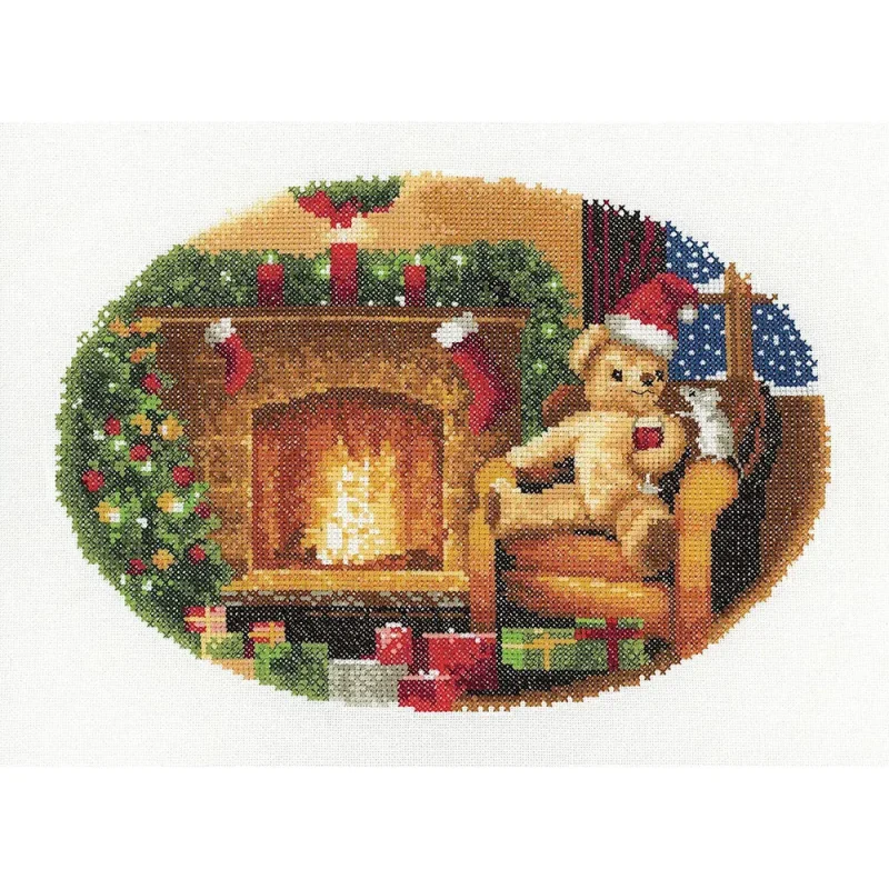 night before christmas cross stitch kit heritage crafts