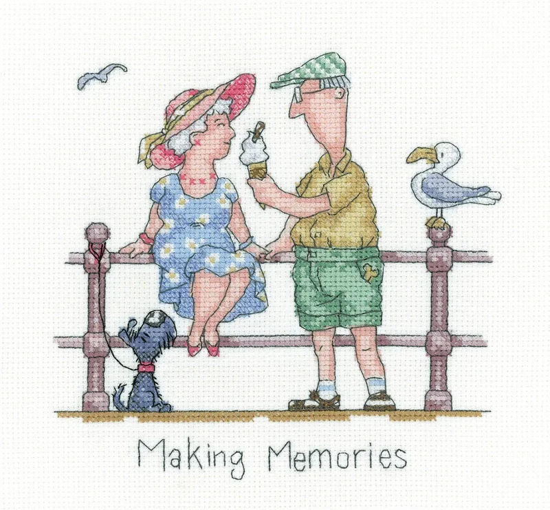 peter underhill cross stitch kit craft making memories