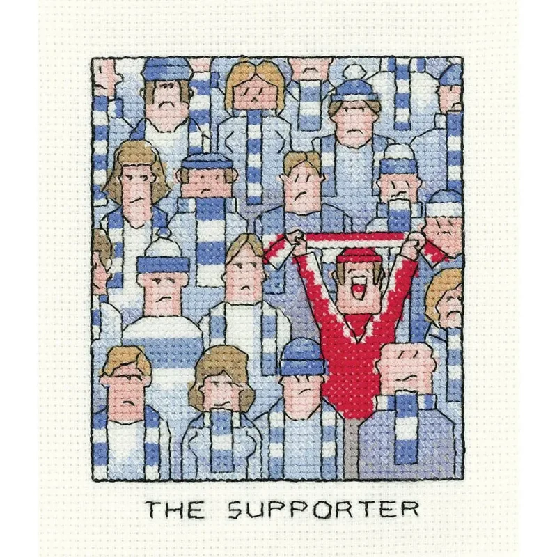 peter underhill s supporter cross stitch kit