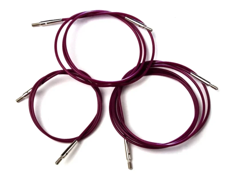 purple knitpro interchangeable knitting cables