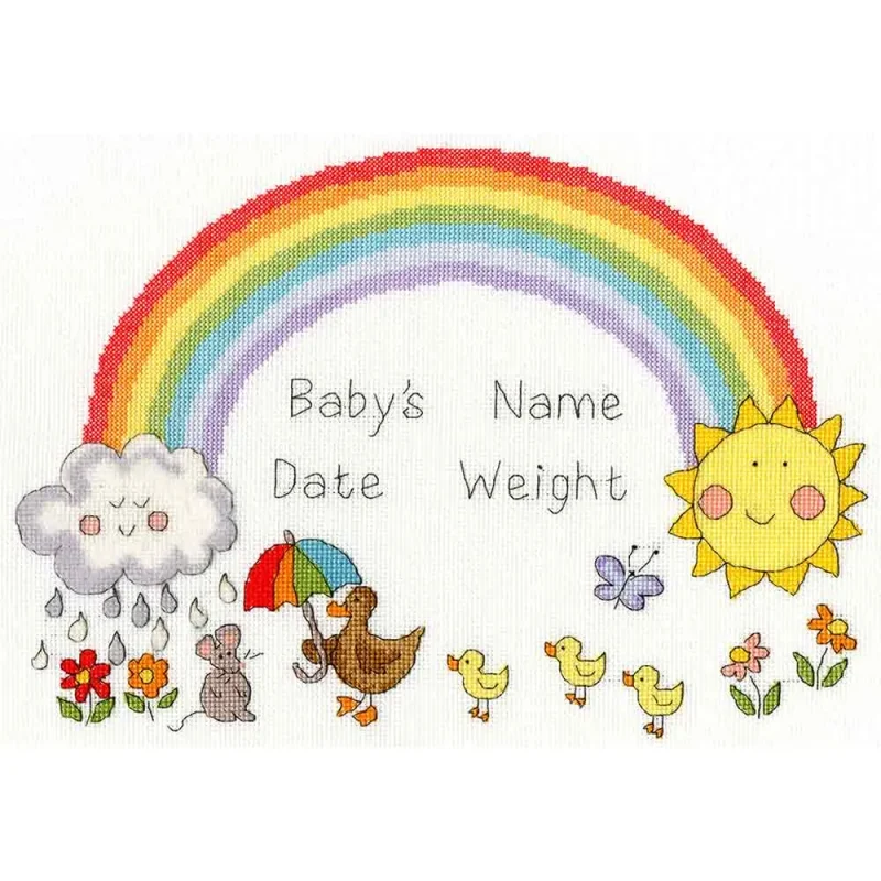 rainbow baby gift set