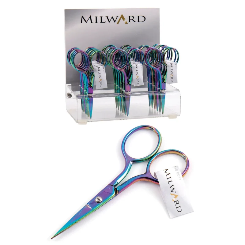 rainbow embroidery scissors milward straight