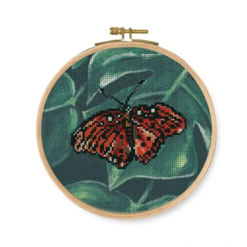 red butterfly design