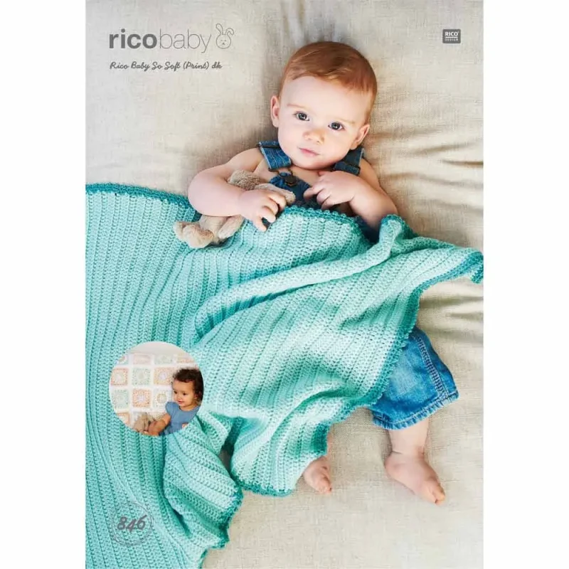 rico baby blanket crochet pattern digital version