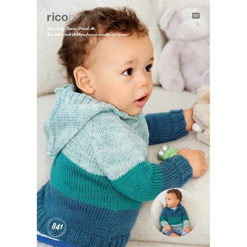 rico baby classic dk knitting pattern for sweaters