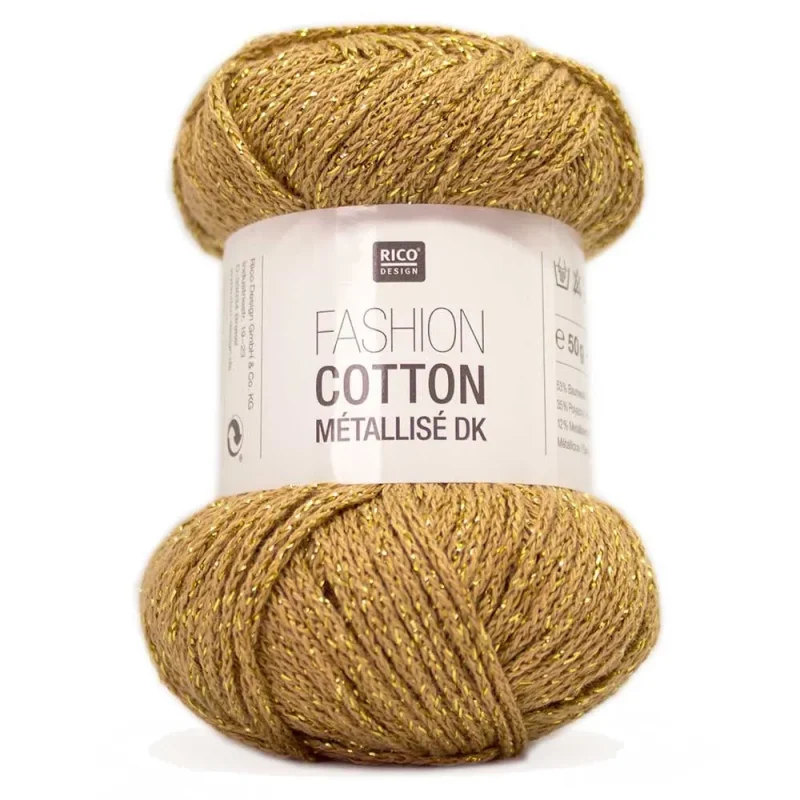 rico cotton metallise dk fashion yarn