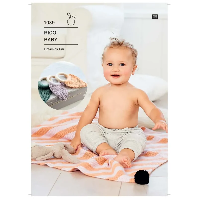 rico dream dk uni blanket teething rings digital version 1039