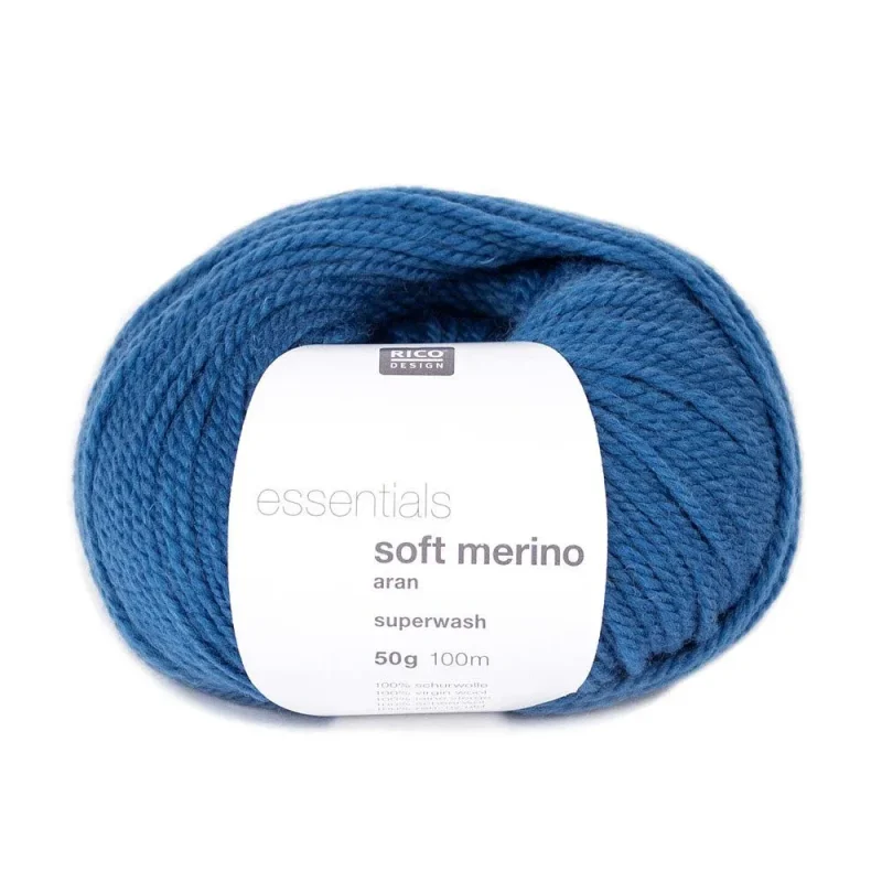 rico essentials soft merino aran yarn