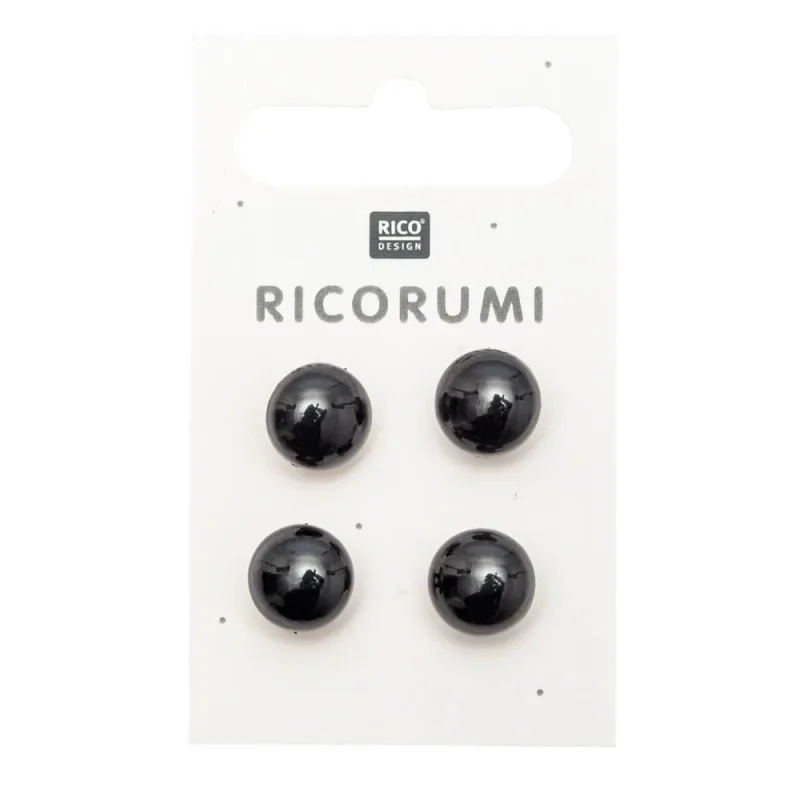 riconum black 11mm eyes 4 pack