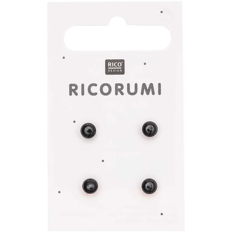 riconumi 5mm black eyes 4 pack