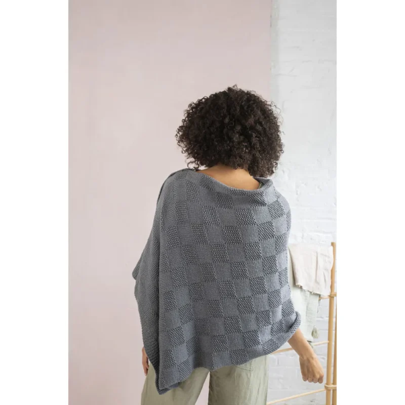 rowan cotton wool snowdrop poncho digital pattern