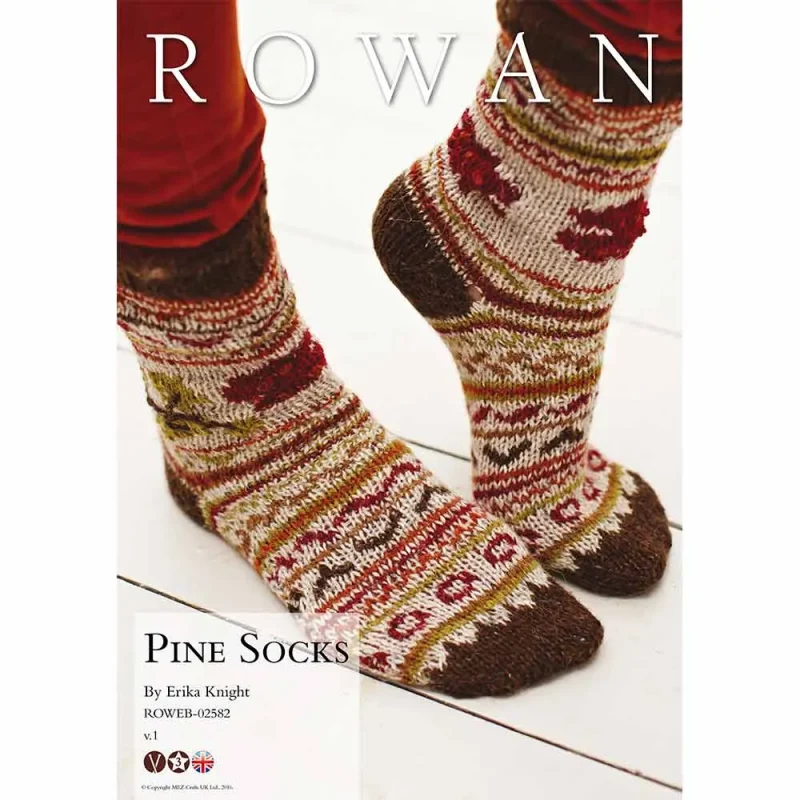 rowan felted tweed dk pine socks digital pattern